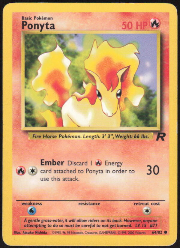 Ponyta - Team Rocket #64/82 - Pokemon Card
