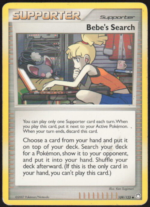 Bebe's Search - Mysterious Treasures #109/123 - Pokemon Card