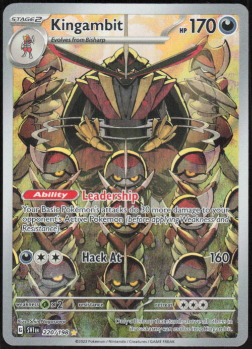 Kingambit - SV01: Scarlet & Violet Base Set #220/198 - Pokemon Card