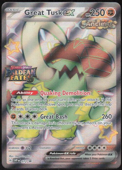 parse-1786413029119-vp91df.jpg Great Tusk ex (Paldean Fates Stamped) - Miscellaneous Cards & Products #072 - Pokemon Card