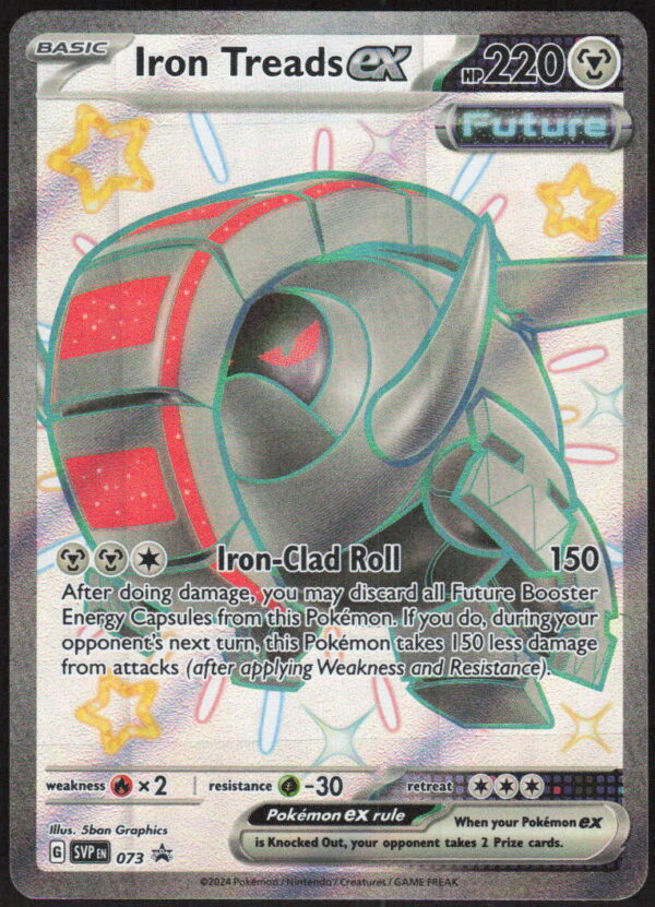 Iron Treads ex - SV: Scarlet & Violet Promo Cards #073 - Pokemon Card