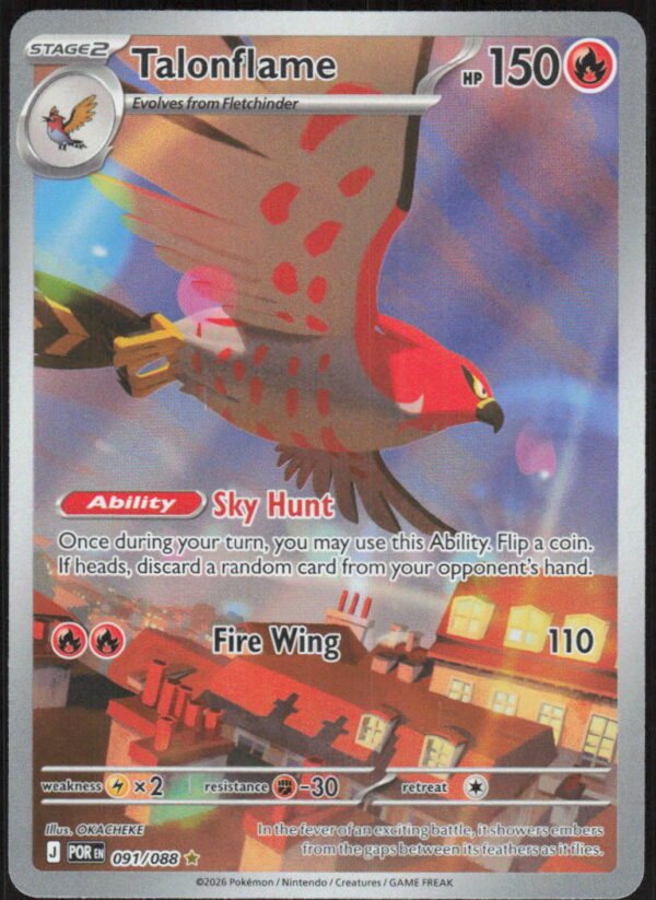 Talonflame - ME03: Perfect Order #091/088 - Pokemon Card