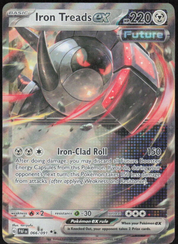 parse-1786925183124-18a4av.jpg Iron Treads ex - SV: Paldean Fates #066/091 - Pokemon Card