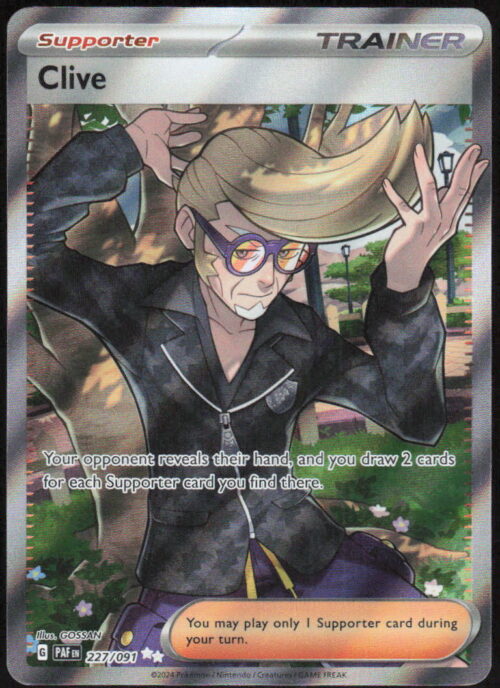 Clive - SV: Paldean Fates #227/091 - Pokemon Card