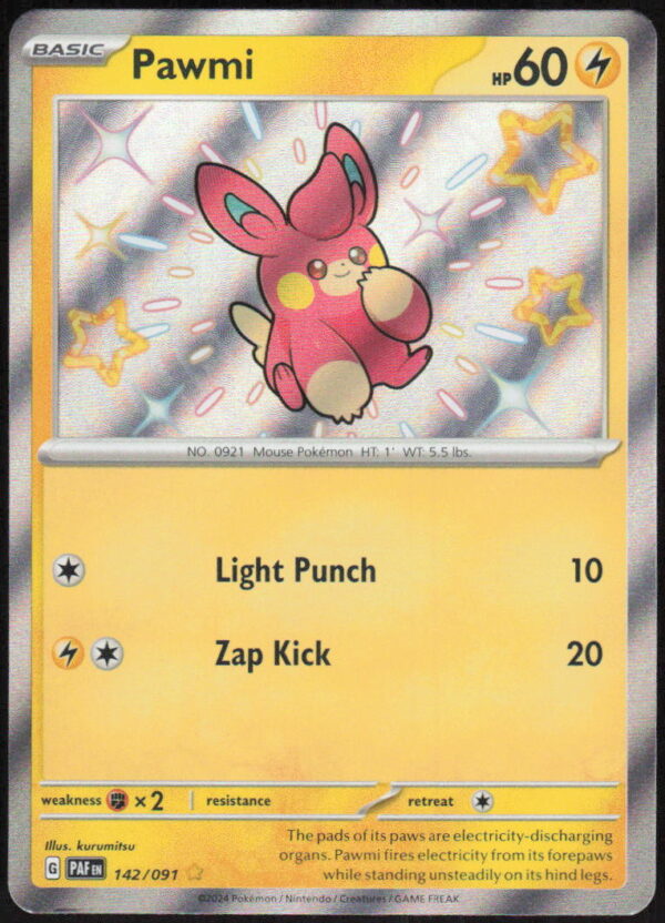 Pawmi - SV: Paldean Fates #142/091 - Pokemon Card