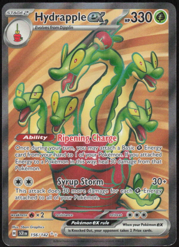 Hydrapple ex - SV07: Stellar Crown #156/142 - Pokemon Card