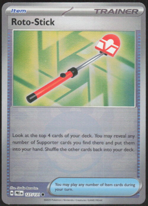 parse-1786926738569-amki6s.jpg Roto-Stick (Poke Ball Pattern) - SV: Prismatic Evolutions #127/131 - Pokemon Card