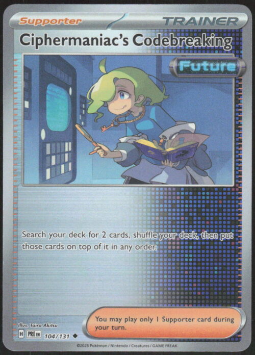 Ciphermaniac's Codebreaking (Poke Ball Pattern) - SV: Prismatic Evolutions #104/131 - Pokemon Card
