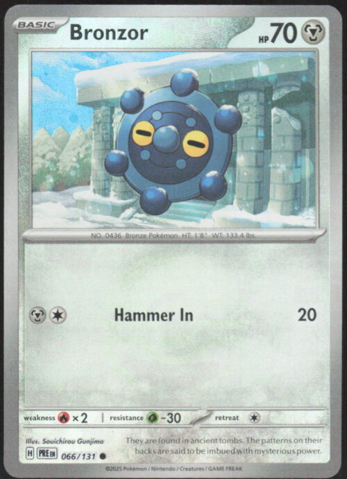 Bronzor (Poke Ball Pattern) - SV: Prismatic Evolutions #066/131 - Pokemon Card
