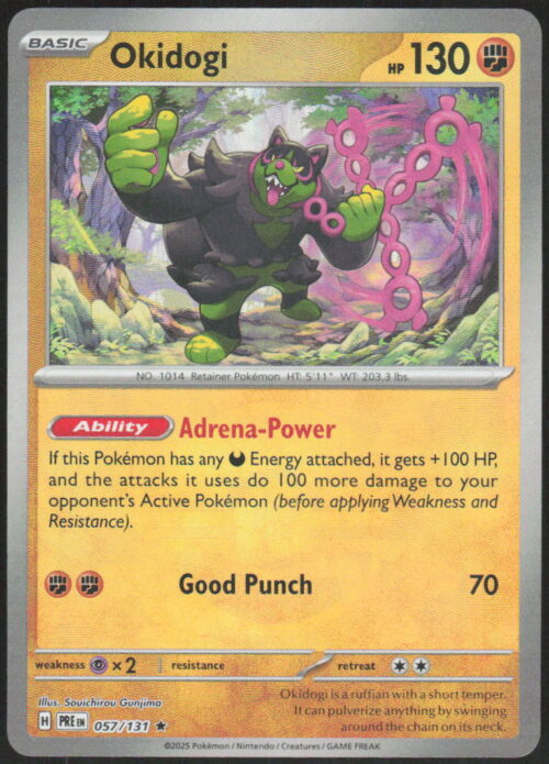 Okidogi (Poke Ball Pattern) - SV: Prismatic Evolutions #057/131 - Pokemon Card