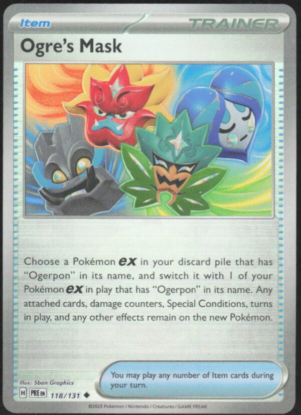 Ogre's Mask (Poke Ball Pattern) - SV: Prismatic Evolutions #118/131 - Pokemon Card