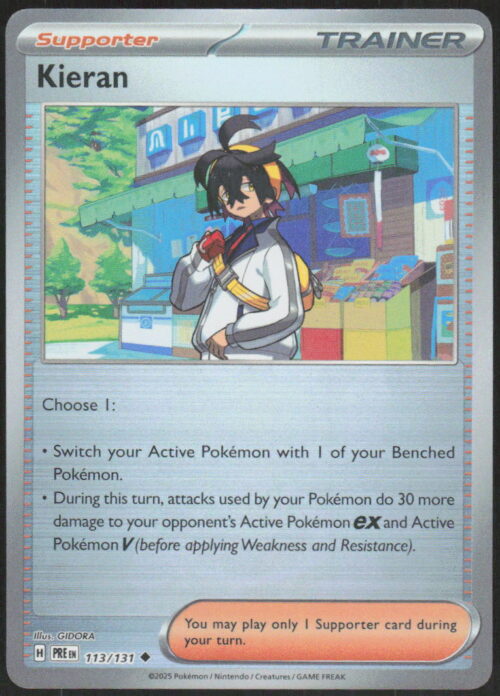 Kieran (Poke Ball Pattern) - SV: Prismatic Evolutions #113/131 - Pokemon Card