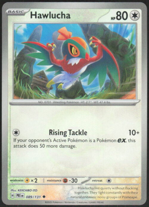 Hawlucha (Poke Ball Pattern) - SV: Prismatic Evolutions #089/131 - Pokemon Card