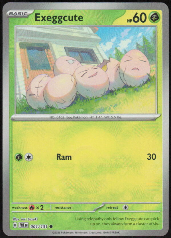 parse-1786926782745-s9dn04.jpg Exeggcute (Poke Ball Pattern) - SV: Prismatic Evolutions #001/131 - Pokemon Card