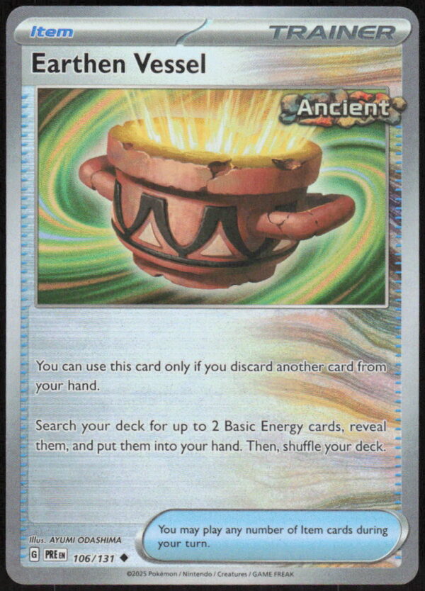 parse-1786926785160-e137vp.jpg Earthen Vessel (Poke Ball Pattern) - SV: Prismatic Evolutions #106/131 - Pokemon Card