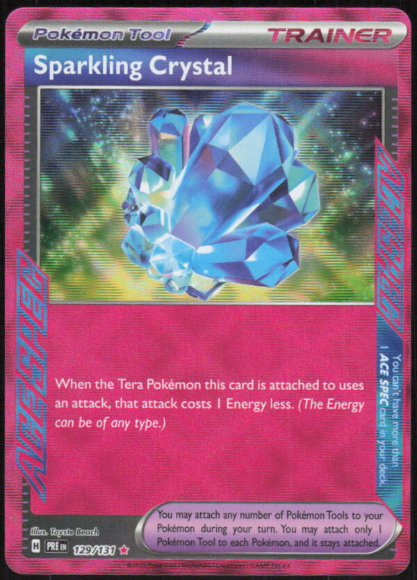 Sparkling Crystal - SV: Prismatic Evolutions #129/131 - Pokemon Card