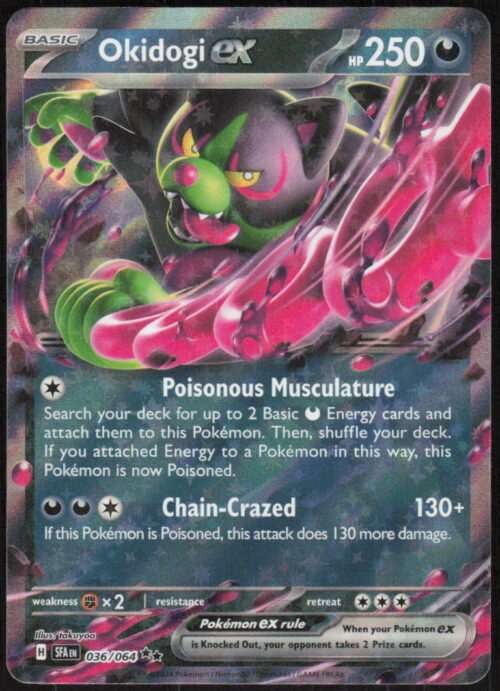 Okidogi ex - SV: Shrouded Fable #036/064 - Pokemon Card