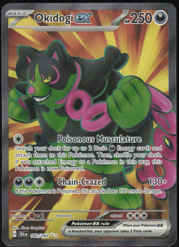 parse-1786927448574-y7j6j7.jpg Okidogi ex - SV: Shrouded Fable #082/064 - Pokemon Card