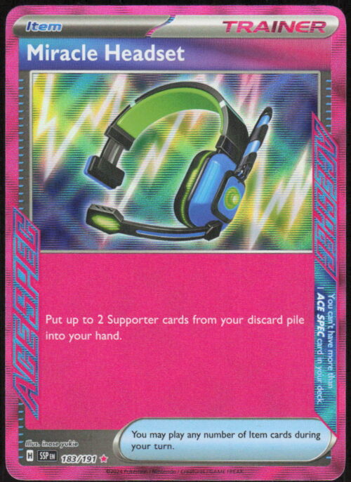 Miracle Headset - SV08: Surging Sparks #183/191 - Pokemon Card