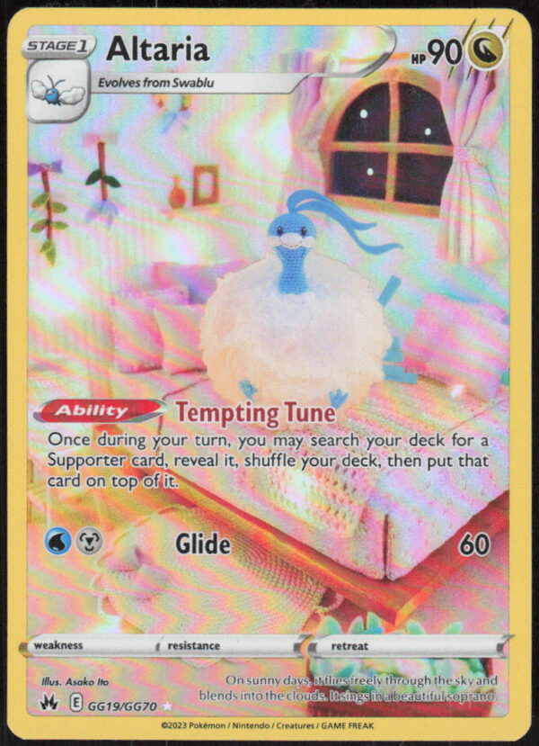 Altaria - SWSH: Crown Zenith: Galarian Gallery #GG19/GG70 - Pokemon Card
