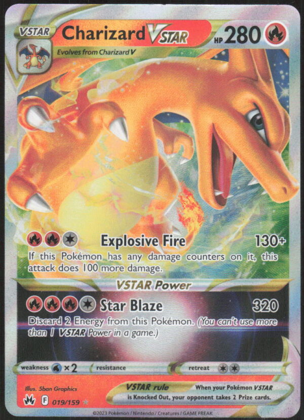 parse-1788307145497-spl9f3.jpg Charizard VSTAR - SWSH: Crown Zenith #019/159 - Pokemon Card