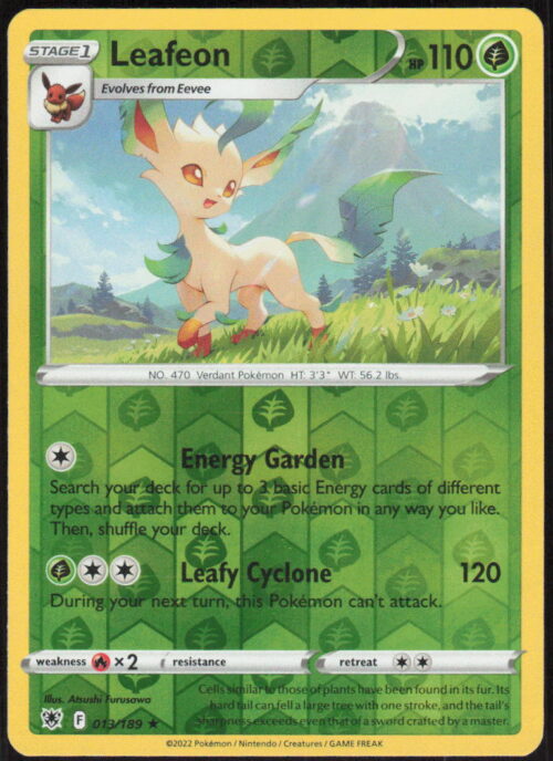 Leafeon - SWSH10: Astral Radiance #013/189 - Pokemon Card