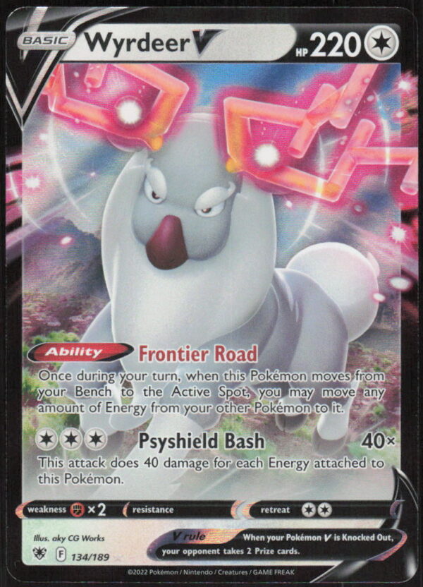 Wyrdeer V - SWSH10: Astral Radiance #134/189 - Pokemon Card
