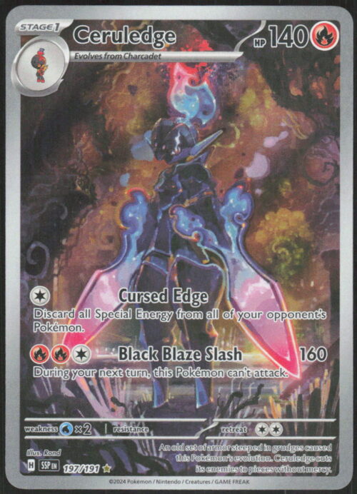 Ceruledge - SV08: Surging Sparks #197/191 - Pokemon Card