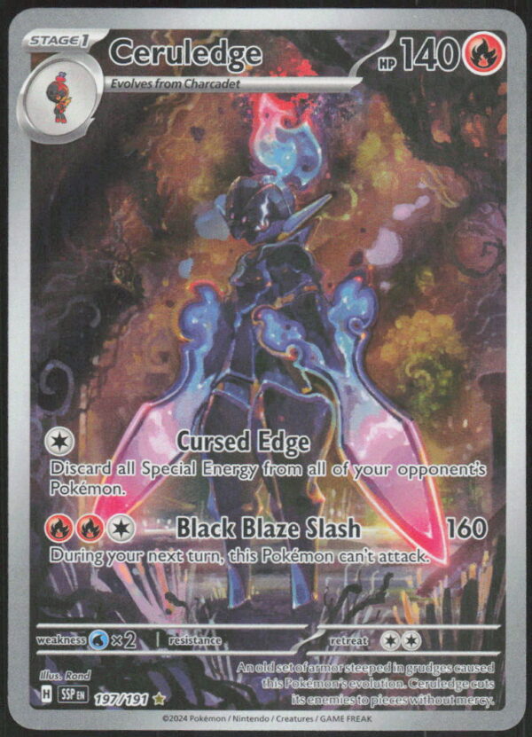 Ceruledge - SV08: Surging Sparks #197/191 - Pokemon Card