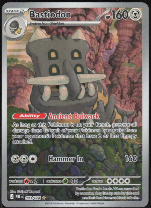 Bastiodon - ME05: Pitch Black #093/084 - Pokemon Card