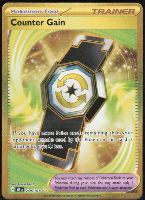 Counter Gain - SV08: Surging Sparks #249/191 - Pokemon Card