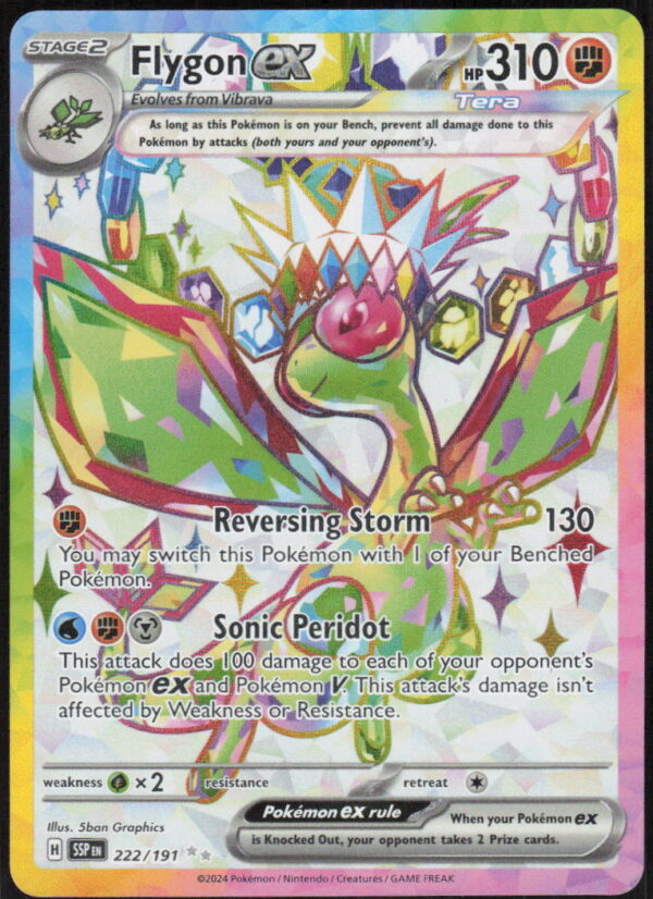 parse-1789422443879-9qcybg.jpg Flygon ex - SV08: Surging Sparks #222/191 - Pokemon Card