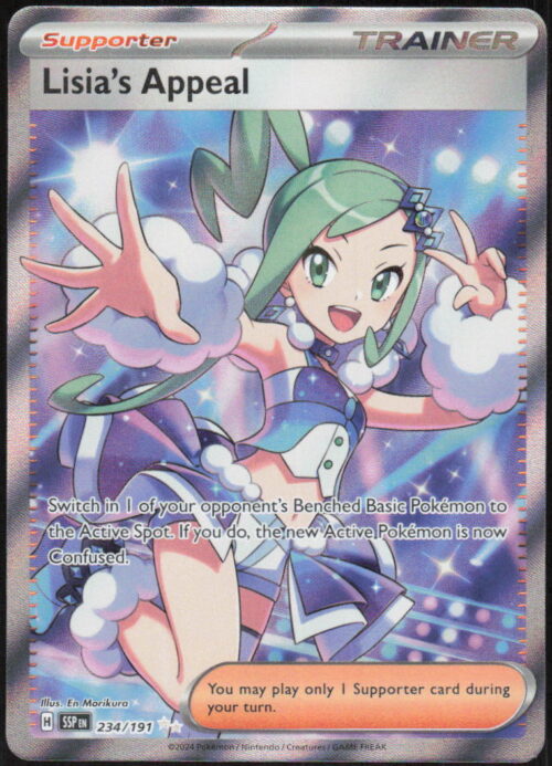 Lisia's Appeal - SV08: Surging Sparks #234/191 - Pokemon Card