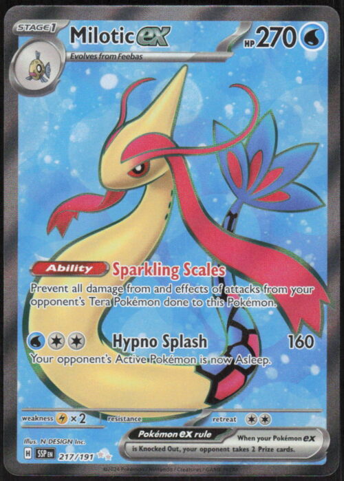 Milotic ex - SV08: Surging Sparks #217/191 - Pokemon Card