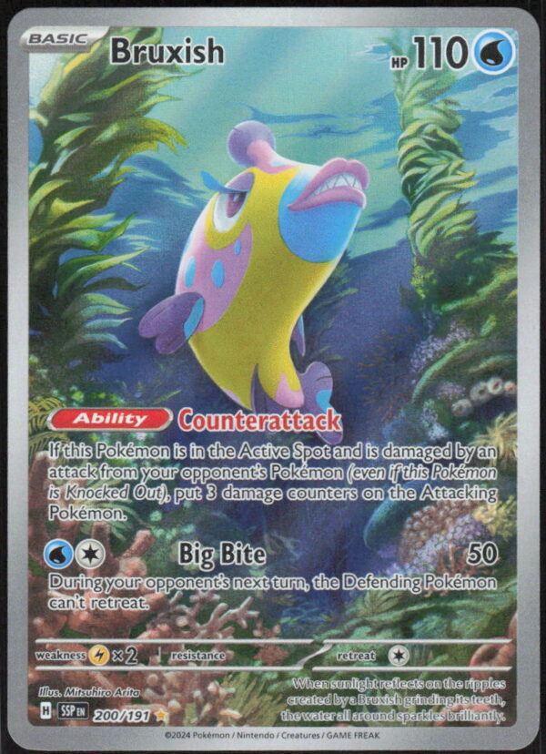 parse-1789422454096-o2fypj.jpg Bruxish - SV08: Surging Sparks #200/191 - Pokemon Card