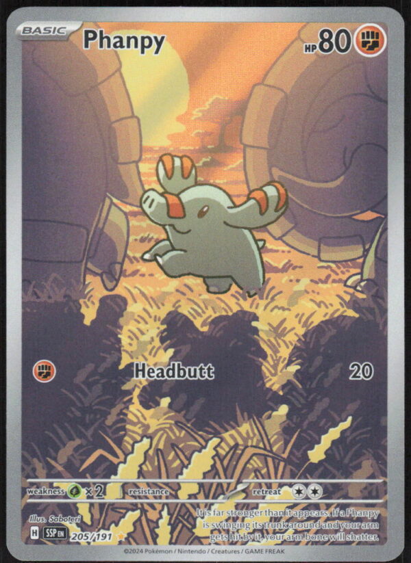 parse-1789422457000-j7i20w.jpg Phanpy - SV08: Surging Sparks #205/191 - Pokemon Card