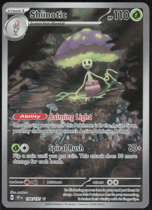 Shiinotic - SV08: Surging Sparks #194/191 - Pokemon Card