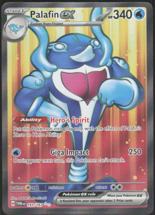 Palafin ex - SV06: Twilight Masquerade #193/167 - Pokemon Card