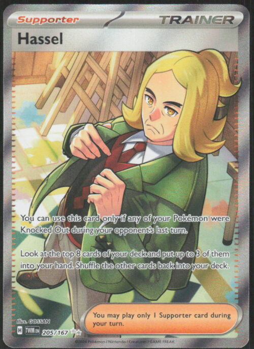 parse-1789426124579-ucrxwz.jpg Hassel - SV06: Twilight Masquerade #205/167 - Pokemon Card