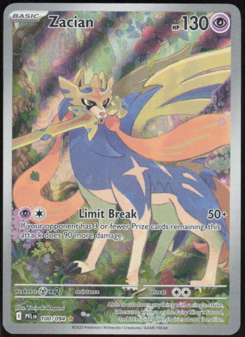 parse-1789433770957-u1qhm3.jpg Zacian - ME02: Phantasmal Flames #100/094 - Pokemon Card