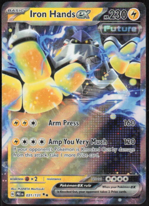 parse-1789434959976-hz5j8j.jpg Iron Hands ex - SV: Prismatic Evolutions #031/131 - Pokemon Card