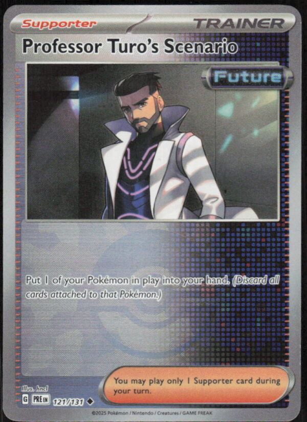 parse-1789434965079-zqp0tj.jpg Professor Turo's Scenario (Poke Ball Pattern) - SV: Prismatic Evolutions #121/131 - Pokemon Card