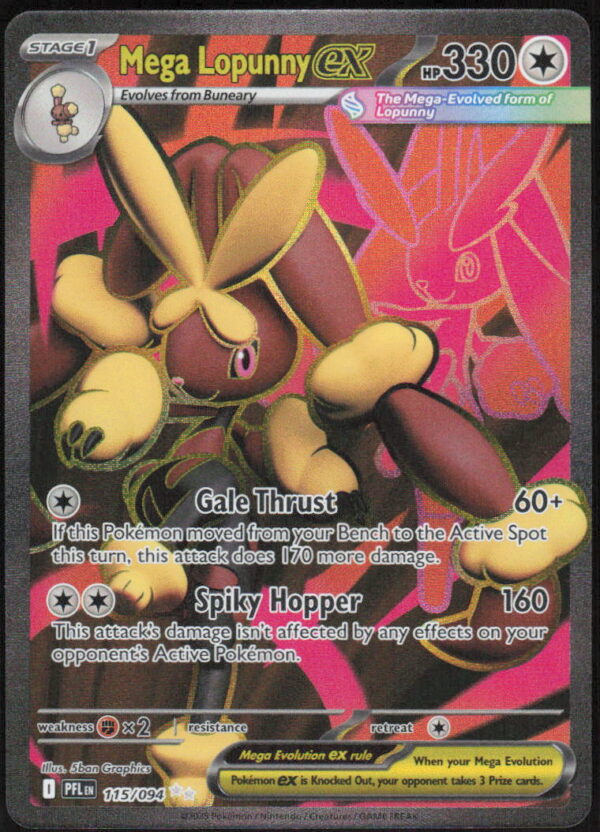 parse-1789533077886-o7qo27.jpg Mega Lopunny ex - ME02: Phantasmal Flames #115/094 - Pokemon Card