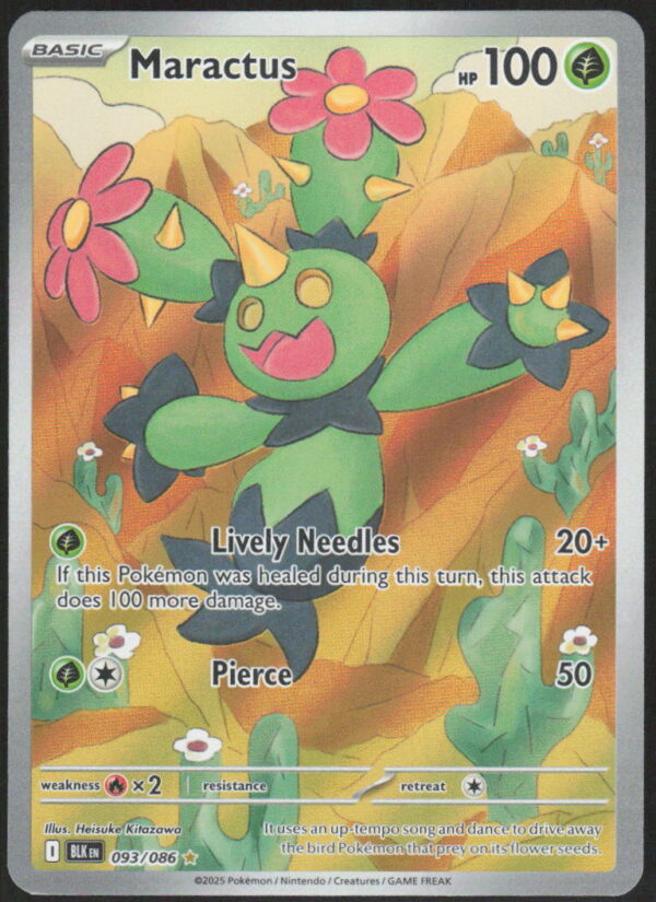 Maractus - SV: Black Bolt #093/086 - Pokemon Card