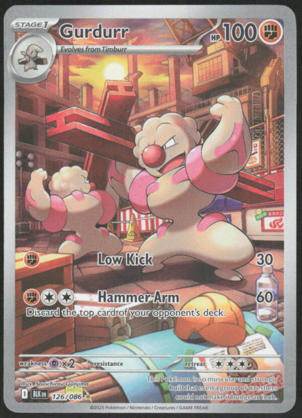 parse-1789535561160-yf4zsy.jpg Gurdurr - SV: Black Bolt #126/086 - Pokemon Card